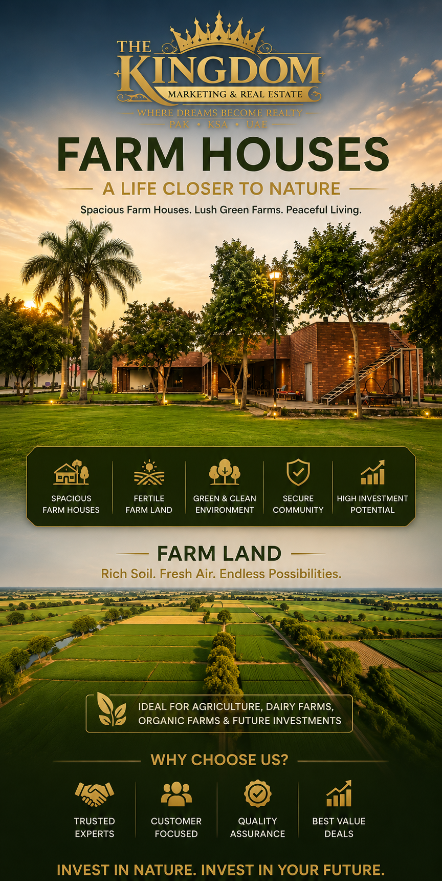 Kingdom Marketing, Leading Real Estate Company for Farm House Projects 2